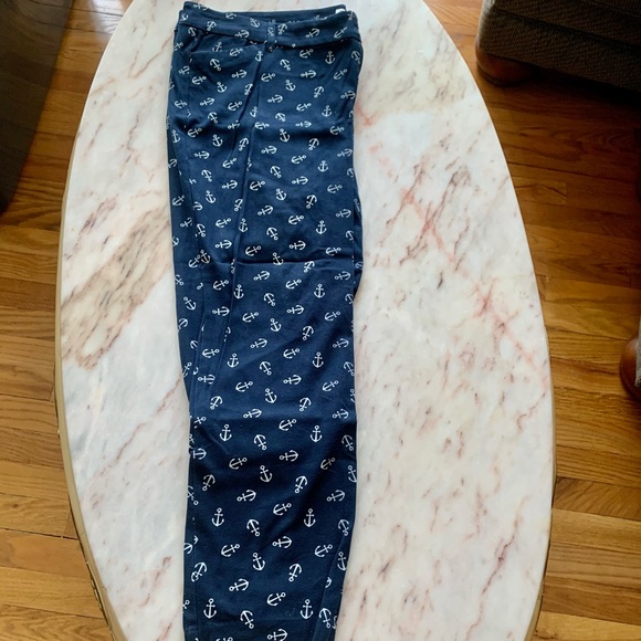 Old Navy_Navy Diva Pants w/ Anchor Print_Size 18 - Picture 3 of 9